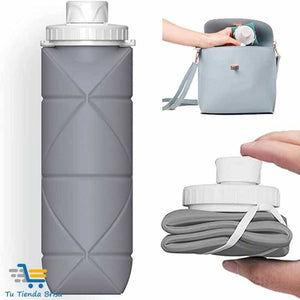 Botella de Agua Plegable Silicon